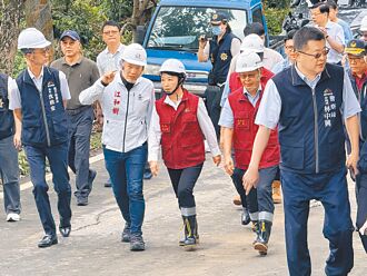 盧秀燕霧峰勘災 重建＋農損逾10億元