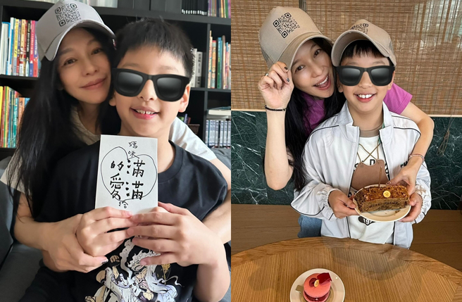 徐若瑄離婚後和兒子相依為命。（圖／翻攝自徐若瑄 Vivian Hsu臉書）