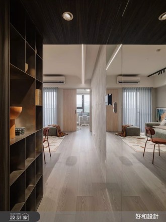 〔開箱影片〕17坪2房2廳莫蘭迪美宅，中島吧檯搭配復古水磨石，靈活收納的舒適小宅