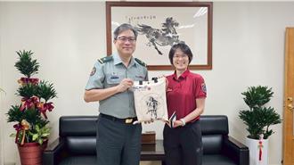 桃園消防第四大隊聯手國軍桃總辦演練 模擬急重症大樓火災應變