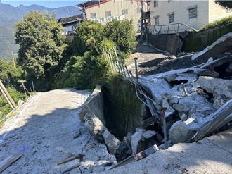 南投慈峰產業道路走山崩毀沒錢修 居民嘆投89線斷就成孤島