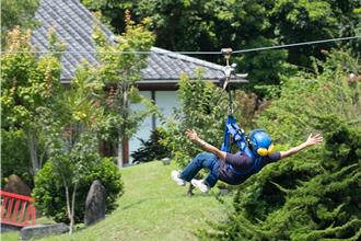宜蘭綠舞飯店推「乘月飛行」住房專案 一次享滑索賞景、萌寵互動