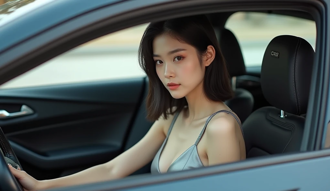 細肩帶妹怕刮傷鎖骨！ 國道「繫安全帶」1動作做錯吃罰單