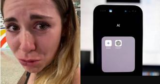 出国行程全问ChatGPT！夫妻网红被拒登机她泪洒机场