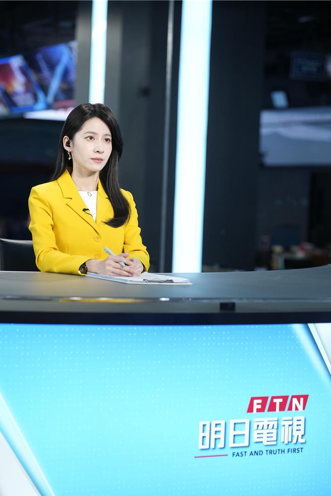 連俞涵《零日攻擊》飾演主播。（牽猴子提供）