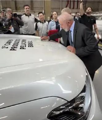 出席陸車企工廠開幕式   巴西總統魯拉：我們張開雙臂歡迎