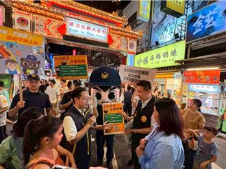 日方示警外國遊客遭扒竊案攀升 松山警饒河夜市多語宣導