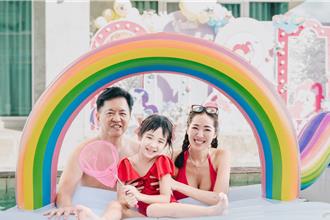 劉伊心包2棟民宿替愛女慶生 三天兩夜旅行遇颱風