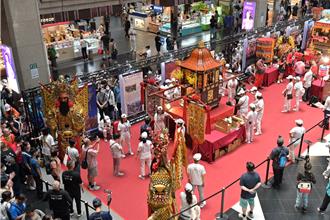 桃園景福宮首駐台北車站 宗教共融祈福萬佛揚善