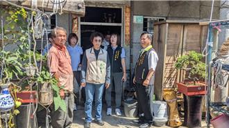 台南安南區接連風災受創 北區跨區送暖助2弱勢戶修復家園