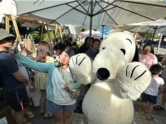 金門「金湃節市集」熱鬧登場 史奴比化身一日店長 人氣爆棚