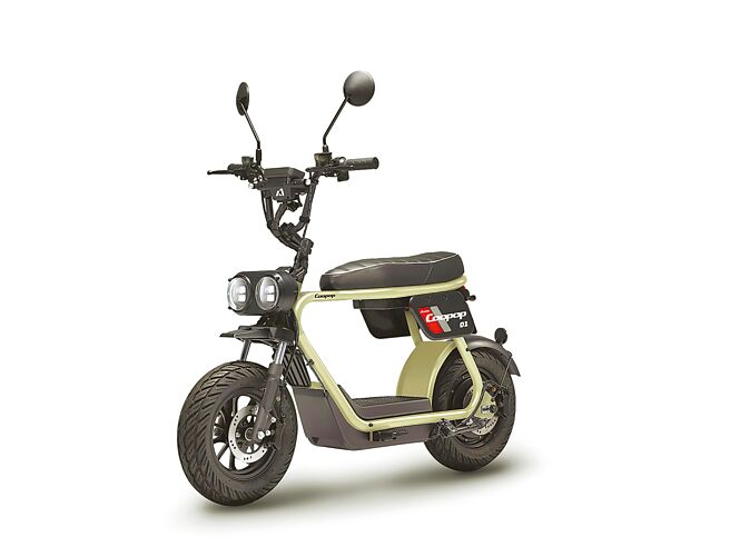 宏佳腾全新微型电动车「城市玩家Coopop 01」是专为都会短程通勤设计。（宏佳腾提供）