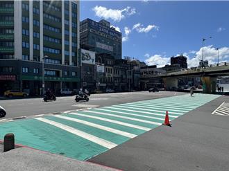 基隆污水工程动到大动脉！斑马线、槽化线缩减降衝击