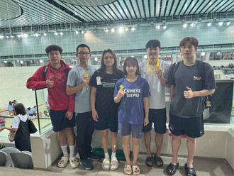 香港公开游泳锦标赛 中华队单日进帐6金