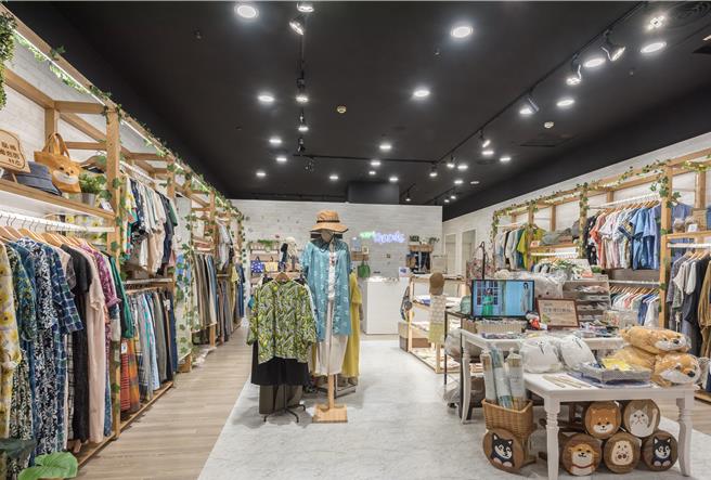 日系服飾與配件複合選物店Tiara Goods登陸大江購物中心。（大江購物中心提供／朱世凱台北傳真）