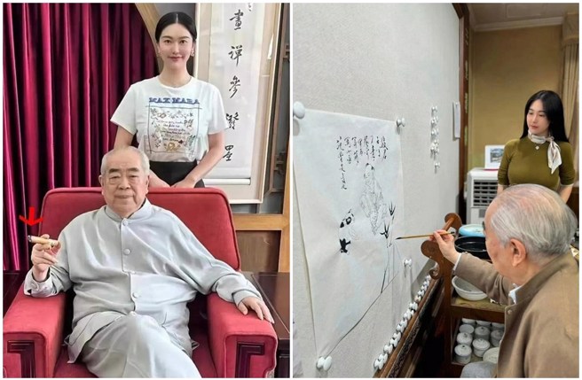 范曾4段婚姻都相當精彩，不過恐埋下爭產導火線。（圖／微博）