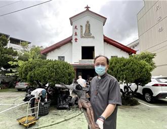 豐原天主堂去年火災毀損 各界募款助重建