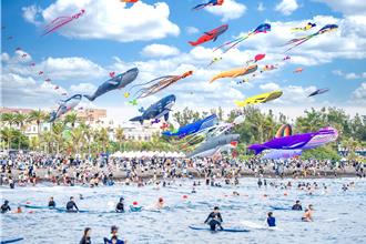 旗津觀光大復活！風箏節吸25萬人潮 商圈業績狂漲4成