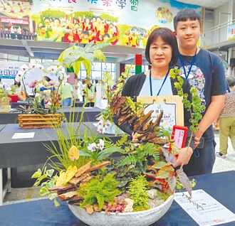 彰化 活著就有希望 母子檔盆栽奪冠
