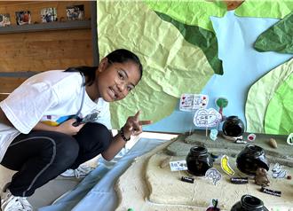 法藍瓷暑期營隊扎根台東達仁鄉 土坂孩童捏陶壺、畫星空