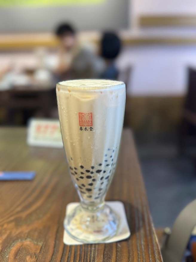 春水堂珍珠奶茶。(圖/FB@佐籐麻衣)