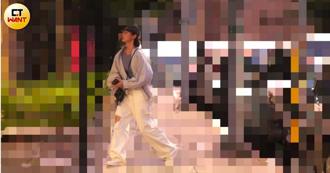 独家直击》粿粿神隐月余首曝光　拎蛋糕携女返新家庆3周岁