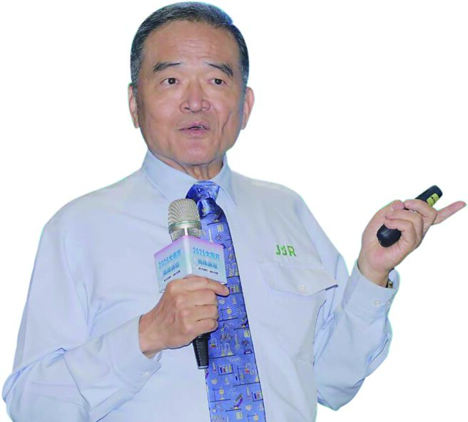 金兆镕科技公司副董事长兼永续长詹中原。图／林胜发