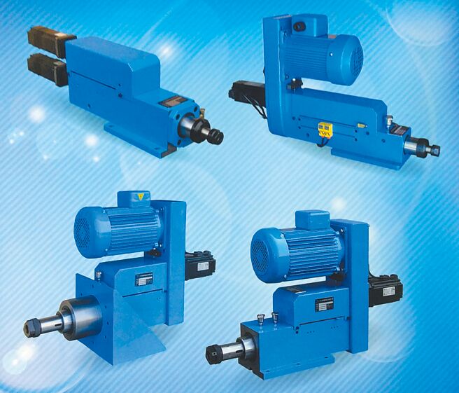 嵩伟实业研发生产的伺服钻孔／攻牙主轴头系列产品，精准、稳定、耐久、高效率，为客户创造最大生产利益，提升产能与加工品质。图／嵩伟实业提供