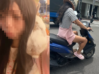 兔子放機車腳踏墊！20歲女網紅「害牠摔車縫2針」還拍片