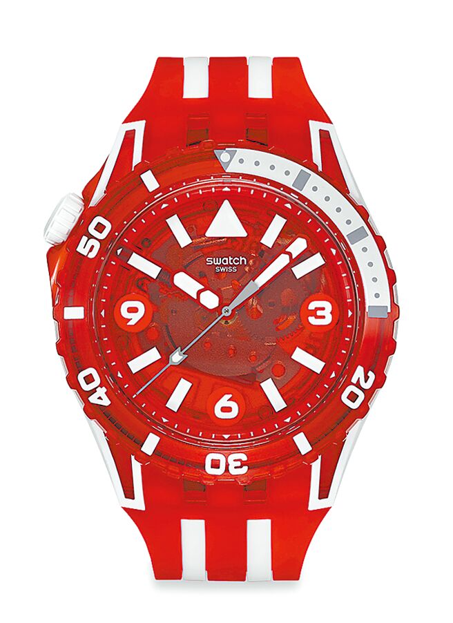 SWATCH Scubaqua系列腕表，4850元。（SWATCH提供）
