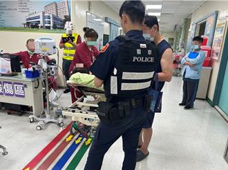 妇人凌晨跌倒受伤送医 杨梅警积极协寻家属