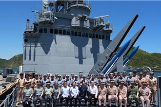 賴清德勗勉海軍一六八艦隊 守護自由民主的日常生活