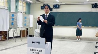 人潮稀　賴清德現身台南投票   趕赴七股視察災後復建