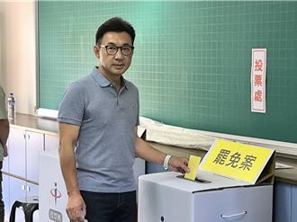 不同意罷免票領先　江啟臣預計下午6時半前發表感言