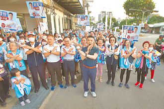 最后衝刺 蒋万安、李四川台中趴趴走