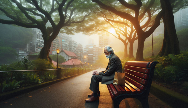 花天酒地父多年不闻问，儿子怒拒养！法院准免尽扶养义务 。（示意图、与本案无关／AI生成）