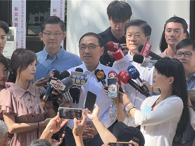 侯友宜盼賴政府不能用人唯親。（王揚傑攝）