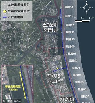 宜蘭擬設14陸域風機 低頻噪音恐傷身 立委揚言抗爭到底