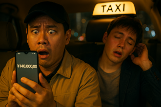 醉男搭小黃竟付61萬車費　駕駛嚇死直衝派出所