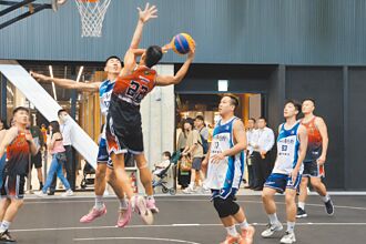 裕隆城 三對三籃球熱血開打