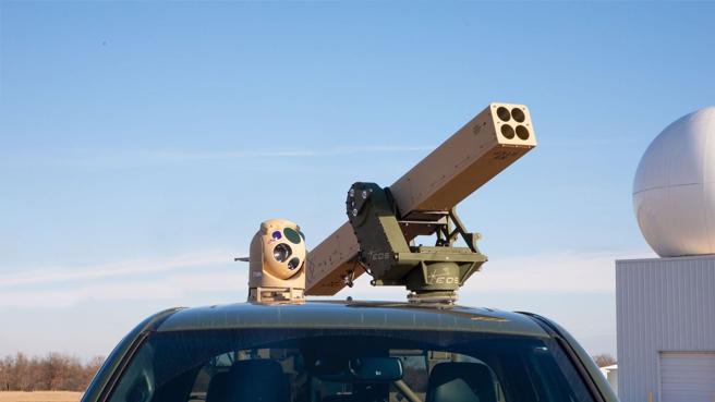 「吸血鬼」反無人機系統運用APKWS導引火箭執行任務，彈藥消耗量未來勢將顯著提升。（取自L3哈里斯公司網站）