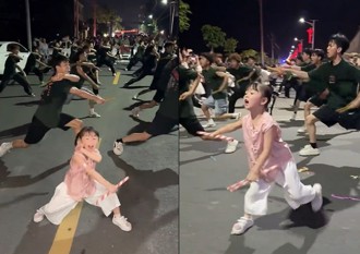颯氣全開！英歌舞小女孩長大了 「C位領跳」超自信