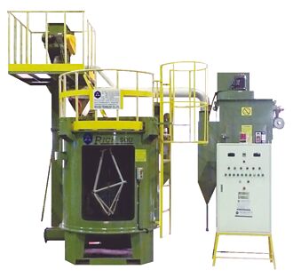 大鎪雙軸連續吊式噴洗機 表面處理利器