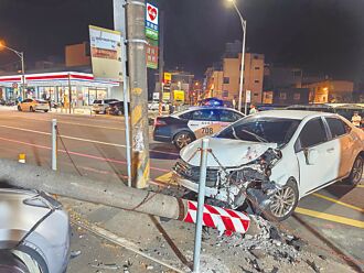 追求不成竟開車撞她 釀4傷