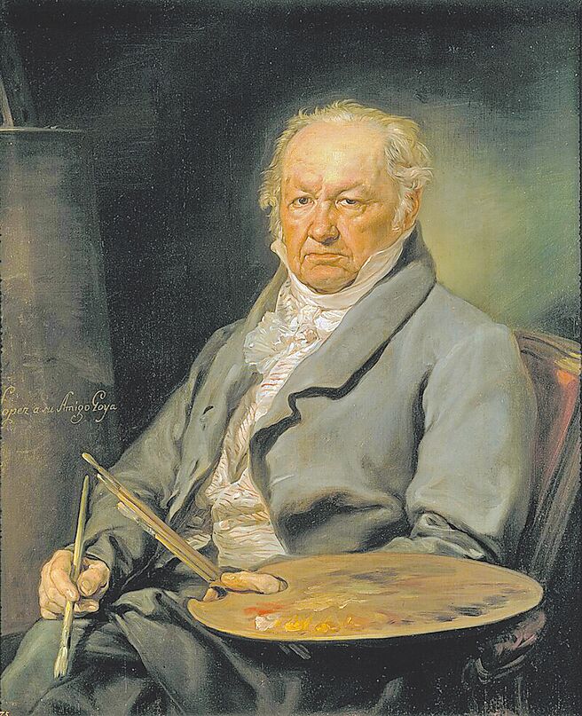戈雅是西班牙皇室的宮廷畫家。（摘自網路）