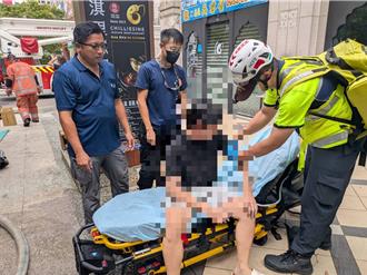 新竹5樓公寓大火     半小時撲滅1人獲救意識清楚