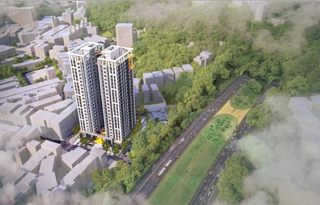 中和盛昌段基地位于圆通路369巷一带，邻近国道三号中和交流道，面积为0.53公顷，生活机能丰富。（新北市城乡局提供）