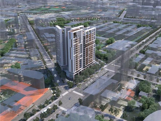 土城区金城路二段与青云路交叉口的板院段社宅基地，将从逾期车辆放置场变身为土城的社宅新地标。（新北市城乡局提供）