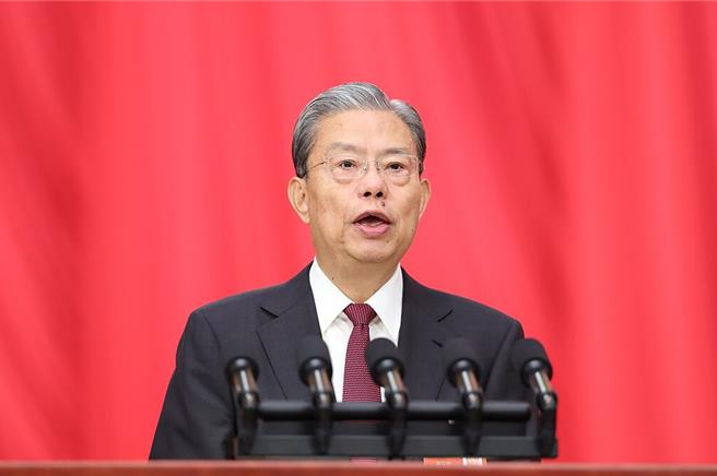 大陆十四届全国人大常委会第十七次会议拍板9月8日至12日在北京举行。图为大陆全国人大委员长赵乐际。（中新社）