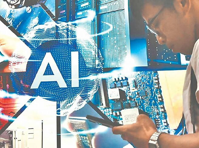 2025年AI伺服器、高效能运算及AI ASIC需求激增，点亮世芯-KY、联发科等指标股营运前景。AI示意图。图／本报资料照片